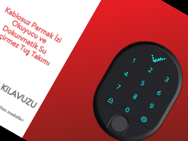 Su Geçirmez Parmak İzi ve Tuş Takımı